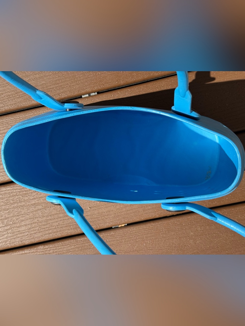 Optari Sol Rubber Tote Bag Light Blue - Picture 5 of 6